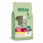 Oasy Mature & Senior Chicken kuivtoit kanaga vanematele koertele, 12 kg