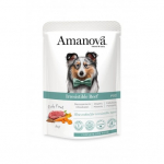 Amanova Irresistible Beef t&auml;iss&ouml;&ouml;t koerale veiselihaga, 100 g