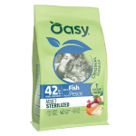 Oasy Original Sterilized kuivtoit kalaga steriliseeritud kassidele, 1,5 kg
