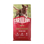 Carnilove Active kuivtoit pardi ja faasanilihaga koertele, 12 kg
