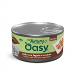 Oasy Natury Soft Jelly konservid kanaliha, maksade ja k&ouml;&ouml;giviljadega koertele, 150 g
