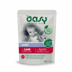 Oasy Adult Lamb gulja&scaron;&scaron; lambalihaga t&auml;iskasvanud kassidele, 85 g