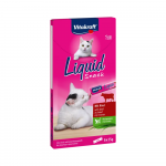 Vitakraft Liquid Snack vedel kassimaius veis+inuliin, 6 x 15 g