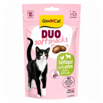 GimCat Duo Soft maiused kanaliha ja tallelihaga kassidele, 50 g