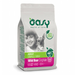 Oasy Adult Small & Mini Wild Boar kuivtoit v&auml;ikest t&otilde;ugu t&auml;iskasvanud koertele, 2,5 kg