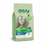 Oasy Adult Medium kuivtoit kalaga koertele, 12 kg