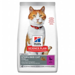Hill`s Science Plan Sterilized Cat Young Adul Duck kuivs&ouml;&ouml;t pardiga kassidele, 1,5 kg