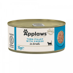 Applaws Cat Tuna Fillet with Cheese tuunikala ja juustuga konservid kassidele, 70 g
