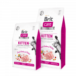 Brit Care Cat Kitten Healthy Growth teraviljavaba kuivtoit kassipoegadele kana ja kalkuniga, 400 g