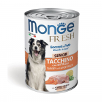 Monge Fresh Senior konserveeritud toit kalkuniga ja k&ouml;&ouml;giviljadega koertele, 400 g