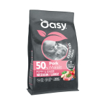 Oasy Grain Free Puppy Small/Mini kuivtoit sealihaga v&auml;ikest t&otilde;ugu kutsikatele, 2 kg