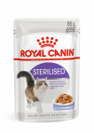 Royal Canin Sterilised einekotike steriliseeritud kassile t&uuml;kid tarretises, 85 g