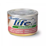 Life Cat LeRicette kassikonserv tuunikala ja krevetid, 150 g