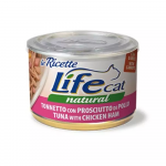 Life Cat LeRicette konserv kassile tuunikala ja singiga, 150 g