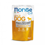 Monge Grill Puppy kana sisaldav konserveeritud toit koertele, 100 g