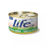 Life Cat kassikonserv tuunikala, kana ja veiselihaga, 85 g