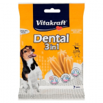 Vitakraft Dental 3in1 M n&auml;rimispulgad koertele, 180 g