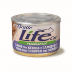 Life Cat LeRicette konserv kassile tuunikala, ahven ja krevetid, 150 g