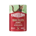 Carnilove gulja&scaron; vutilihaga ja kummeliga kastmes steriliseeritud kassidele, 85 g