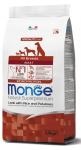 Monge All Breeds Adult Lamb kuivtoit koertele, 12 kg