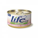 Life Cat konserv kassile tuunikala ja krevetid, 85 g