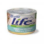 Life Cat LeRicette konserv kassile tuunikala, kalmaar ja oad, 150 g