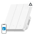 SONOFF M5-3C-80W WiFi Matter smart wall switch (3-channel, for frame)