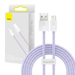 Baseus Dynamic laidas USB į Lightning, 2.4A, 2m (violetinis)