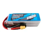 Gens ace G-Tech 2800mAh 22.2V 60C 6S1P LiPo akuplokk XT60 pistikuga
