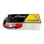 Tattu 17000mAh 22.8V 15C 6S1P Lipo Battery with AS150+XT150 Plug