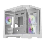 darkFlash FT418 arvutikorpus + 6 aRGB ventilaatorit (valge)
