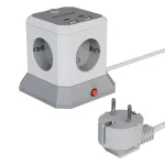 BliTZWOlF BW-EC1 4xAC 2xUSB-A 2xUSB-C pikendusjuhe