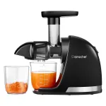 Lėtaeigė sulčiaspaudė amzchef 1501-BK-SM (juoda)