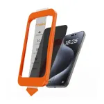 Torras Install Master karastatud klaas iPhone 16 Plus
