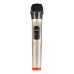 Belaidis dinaminis mikrofonas UHF PULUZ PU628J 3.5mm (auksinis)