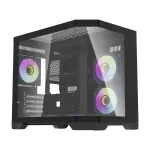 darkFlash FT418 arvutikorpus + 6 aRGB ventilaatorit (must)
