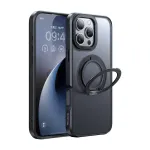 Mcdodo PC-4932 MagSafe &uuml;mbris iPhone 16 Pro jaoks koos jalaga (must)
