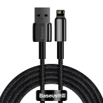 Baseus Tungsten Gold laidas USB į iP 2.4A 2m (juodas)
