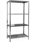 Roostevabast terasest riiulid 2500x750x300mm 4 riiulit