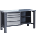 Suure koormusega metallist t&ouml;&ouml;laud VT-150 2S2M / W2Ss / Oup