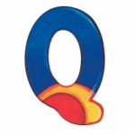 Selecta 2517 - Alphabet Q 5 x 7 cm (German)