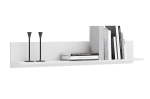 Seinariiul KOBI SHELF 100 cm Valge
