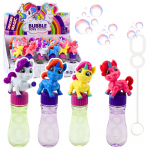 Soap Bubbles Unicorn Movable Figurine Colorful 14cm Mix