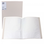 Folder with T-shirts, Offer Album, 30 Pages, A4, Beige
