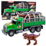Dinosaur Transport Truck Figure Lights Sounds Green