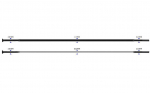 Kodarad Sapim CX-Ray Straight 2-2.3-0.9-2.0 x 290 mm