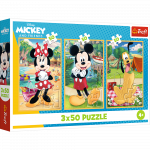 Puzzle - 3x50 - Mice on vacation Disney Trefl 34881