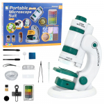 Portable Educational Microscope for Kids 2 in 1 60X/180X Accessories