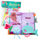 Soft Sensory Book Sea Animals Rustling Squeaker