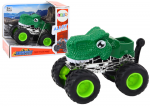 Dinosaur Off-Road Car with Large Rubber Wheels, Green